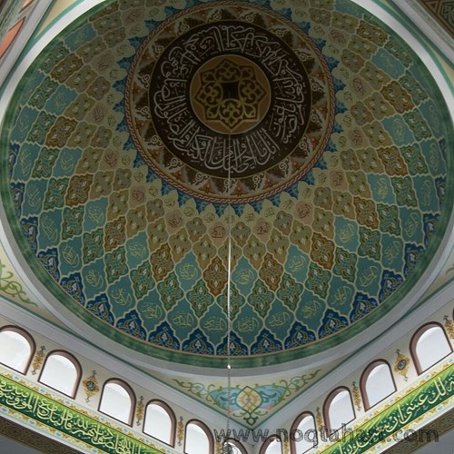 Detail Dekorasi Kaligrafi Masjid Nomer 31