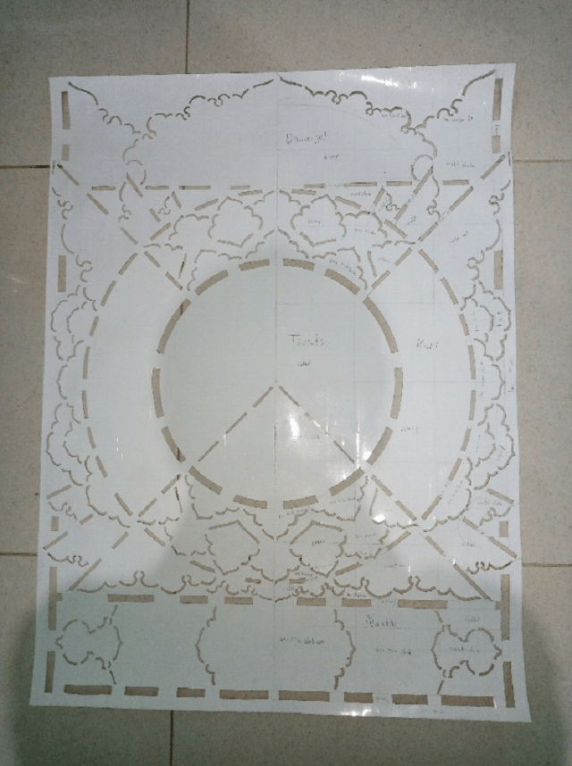 Detail Dekorasi Kaligrafi Sederhana Nomer 27