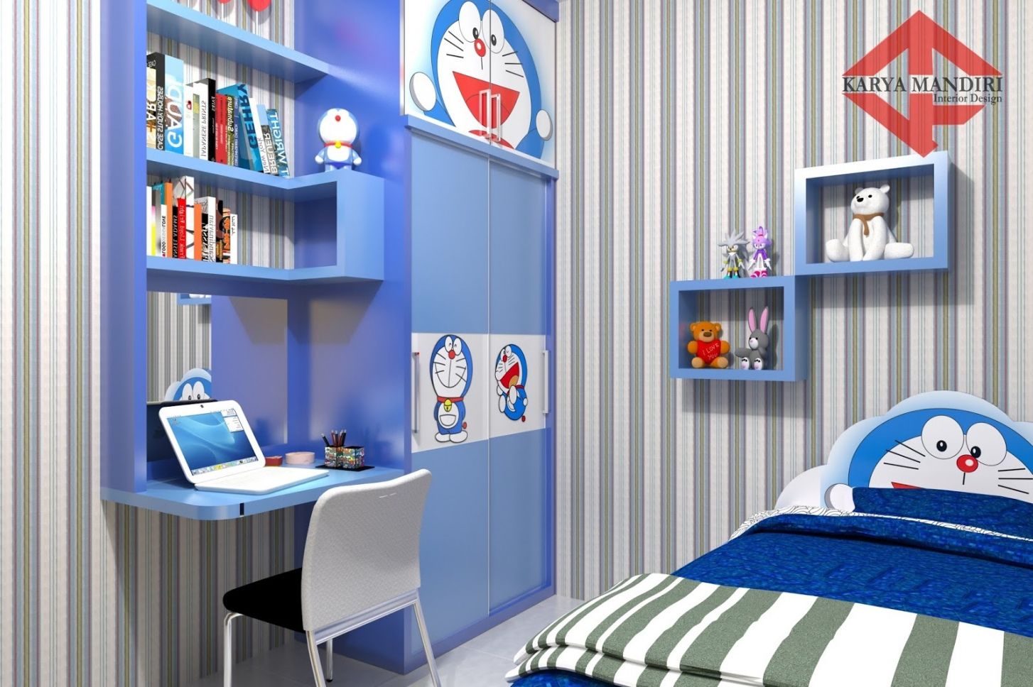 Detail Dekorasi Kamar Doraemon Sederhana Nomer 50