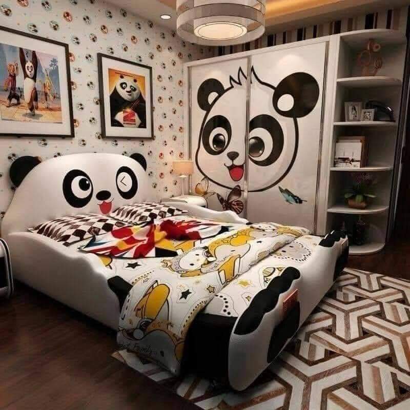 Detail Dekorasi Kamar Tidur Serba Panda Nomer 8