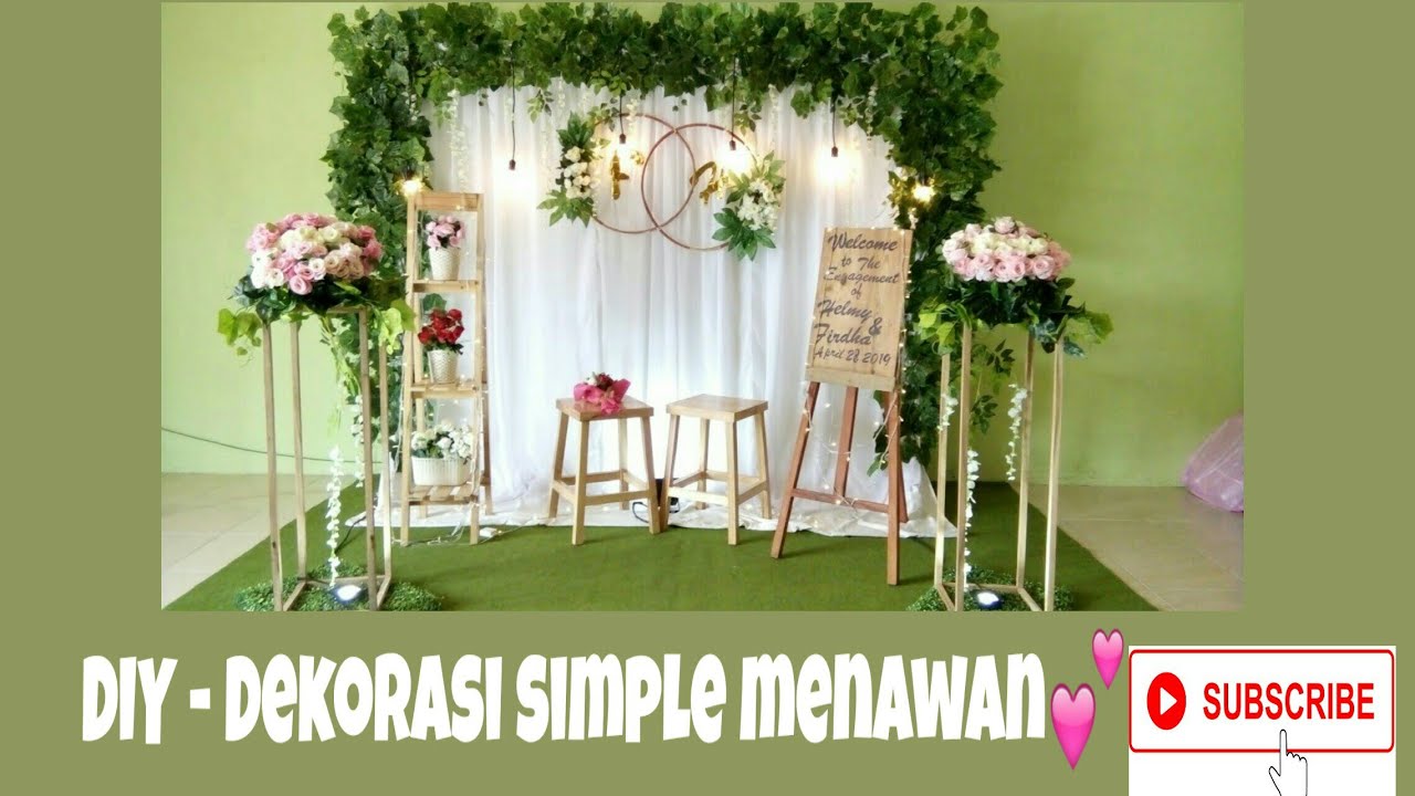 Detail Dekorasi Lamaran Simple Nomer 14