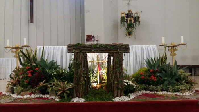 Detail Dekorasi Natal Altar Gereja Nomer 2