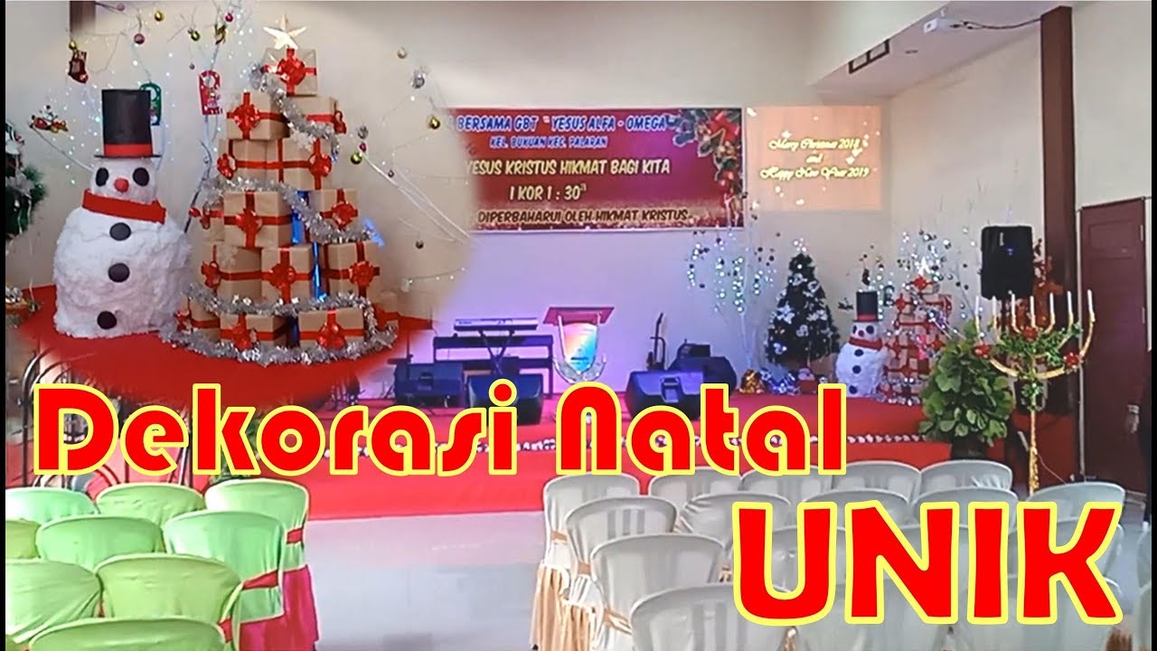 Detail Dekorasi Natal Unik Di Gereja Nomer 2