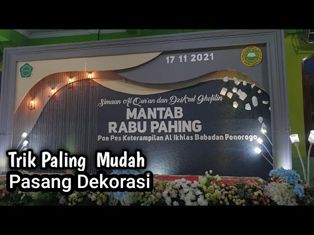 Detail Dekorasi Panggung Halal Bihalal Nomer 31