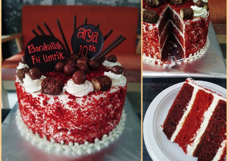 Dekorasi Red Velvet Cake - KibrisPDR