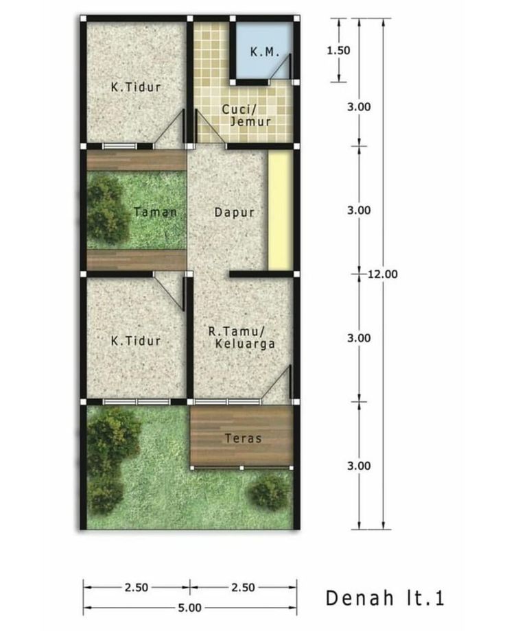 Detail Dekorasi Rumah 50 Meter Nomer 2