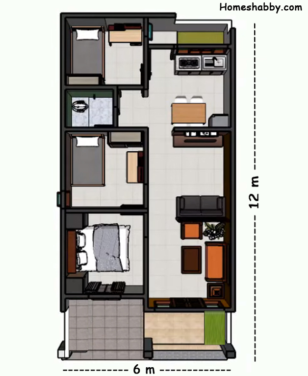 Detail Dekorasi Rumah 50 Meter Nomer 23