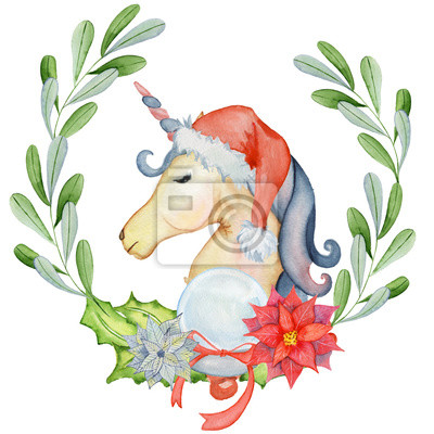 Detail Frohe Weihnachten Einhorn Nomer 6