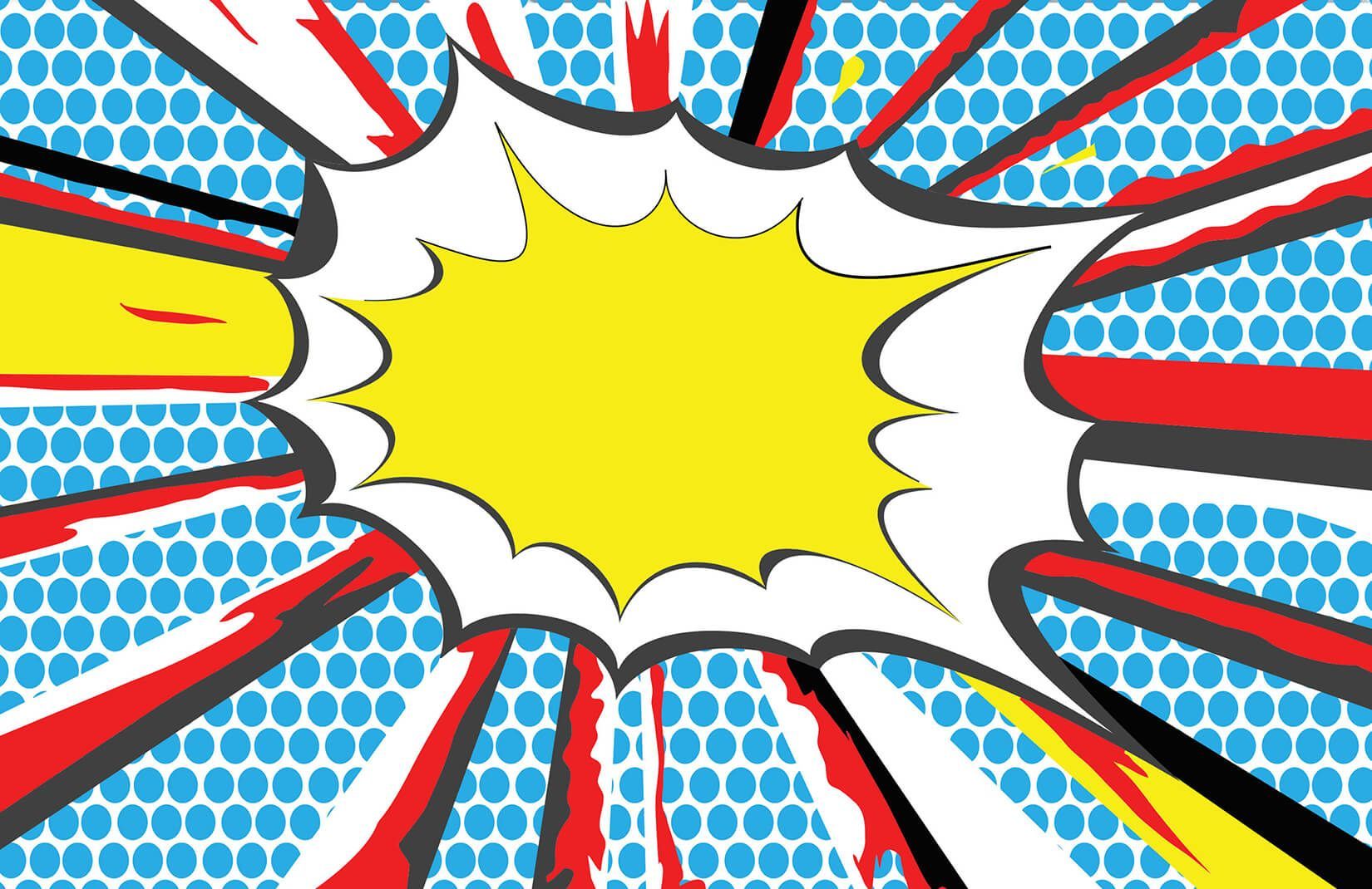 Detail Pop Art Dots Background Nomer 9