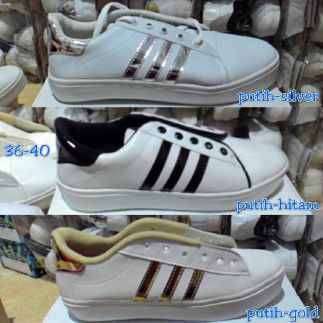 Detail Gambar Sepatu Adidas Warna Putih Nomer 47