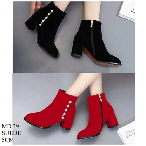 Detail Gambar Sepatu Boots High Heels Wanita Nomer 26