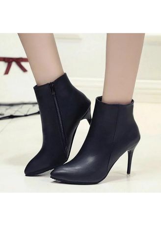 Detail Gambar Sepatu Boots High Heels Wanita Nomer 50