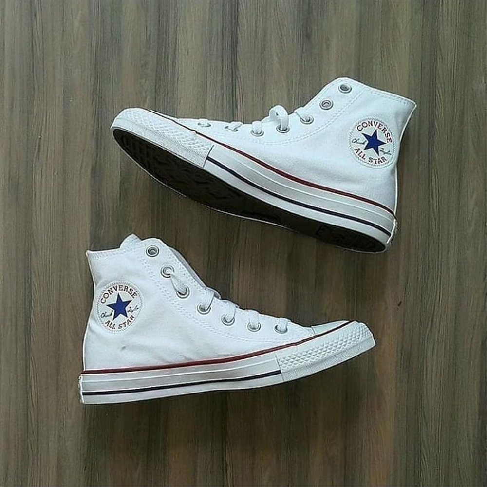 Detail Gambar Sepatu Converse Warna Putih Nomer 21