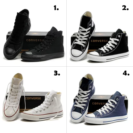 Detail Gambar Sepatu Converse Warna Putih Nomer 43