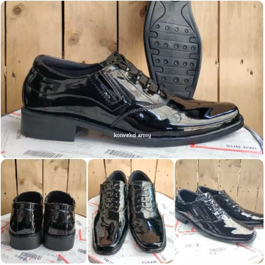 Detail Gambar Sepatu Pdh Polri Nomer 14