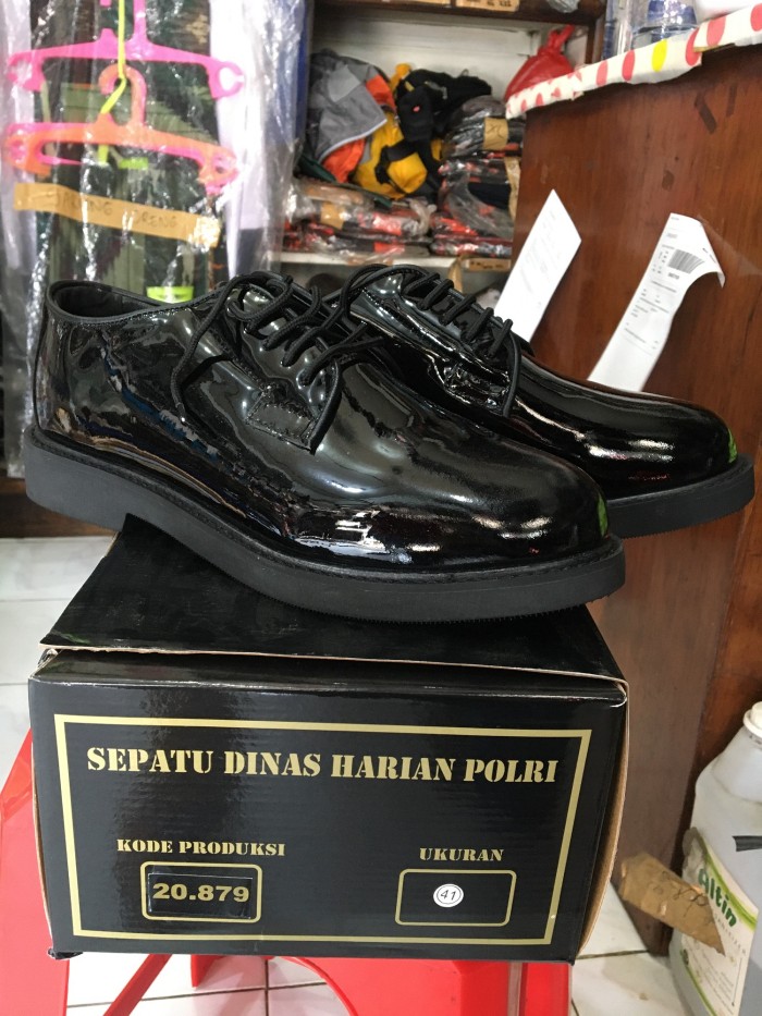 Detail Gambar Sepatu Pdh Polri Nomer 30