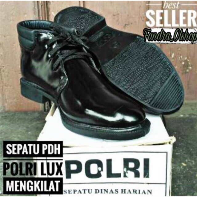 Detail Gambar Sepatu Pdh Polri Nomer 42