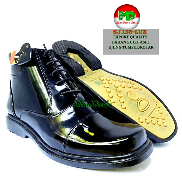 Detail Gambar Sepatu Pdh Polri Nomer 48