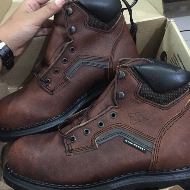 Detail Gambar Sepatu Safety Red Wing Nomer 48