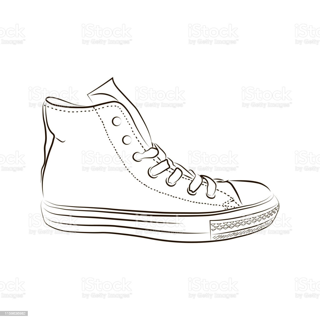 Detail Gambar Sepatu Sketsa Nomer 44