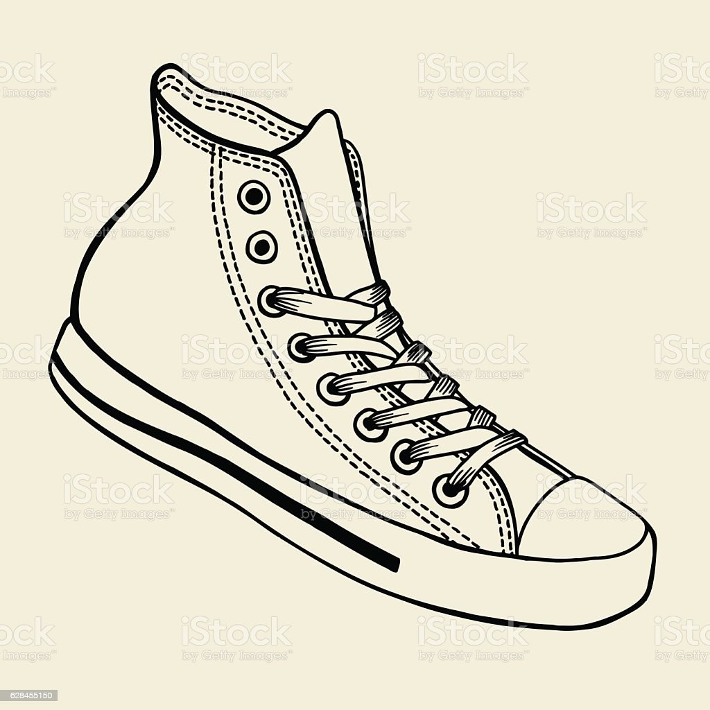 Detail Gambar Sepatu Sketsa Nomer 9