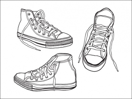 Detail Gambar Sepatu Vector Nomer 6