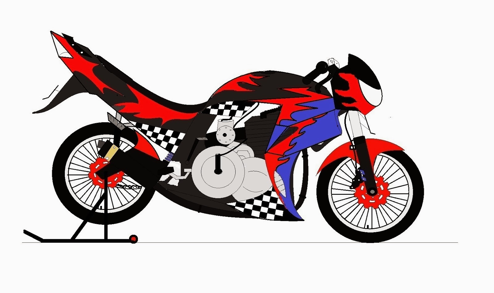 Detail Gambar Sepeda Motor Mio Animasi Tanpa Latar Nomer 4