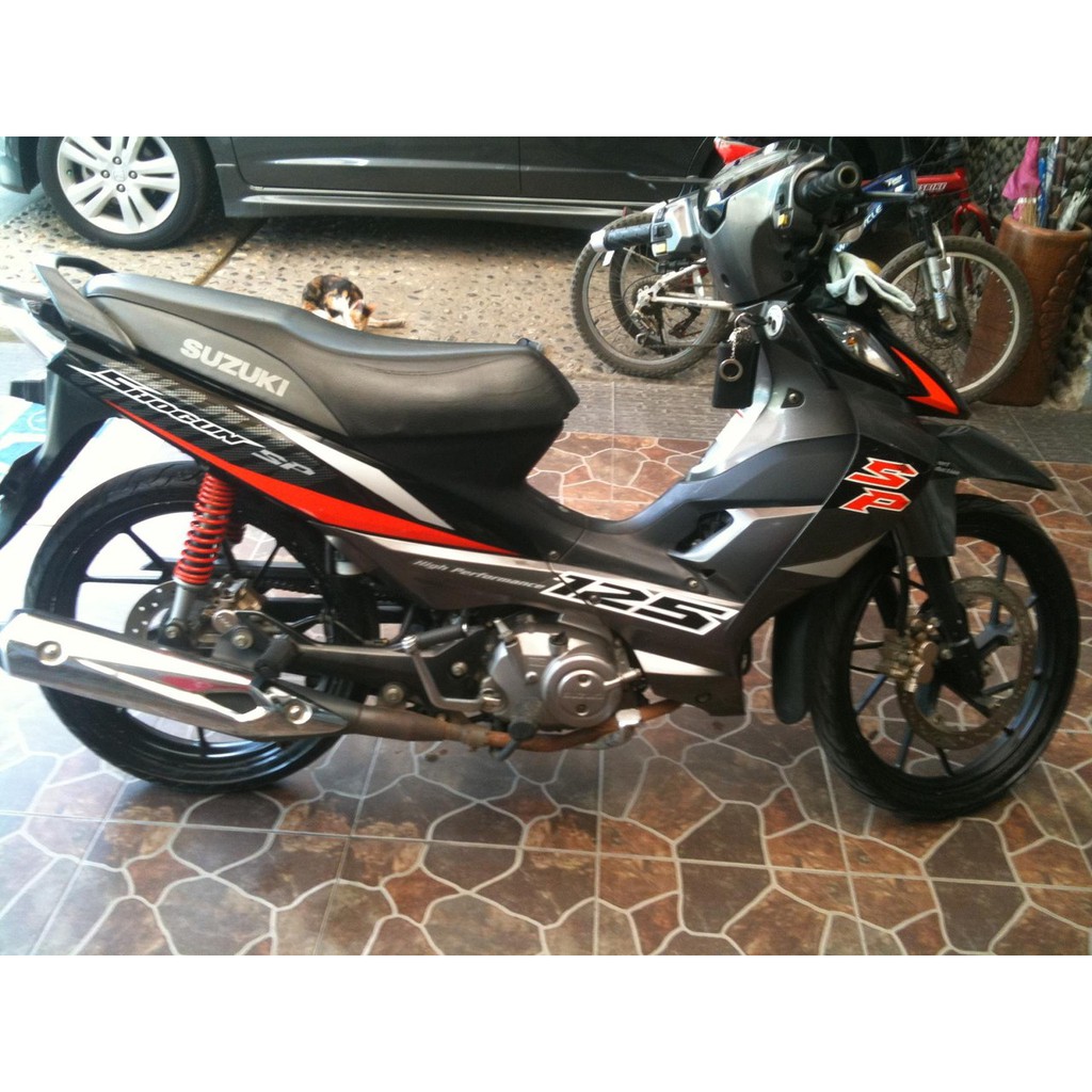 Detail Gambar Sepeda Motor Suzuki 125 2008 Hitam Nomer 2