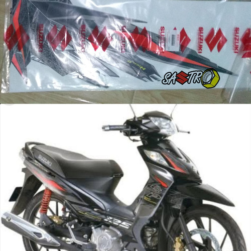 Detail Gambar Sepeda Motor Suzuki 125 2008 Hitam Nomer 22