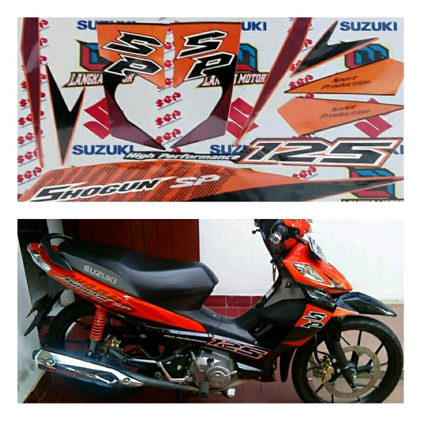 Detail Gambar Sepeda Motor Suzuki 125 2008 Hitam Nomer 40