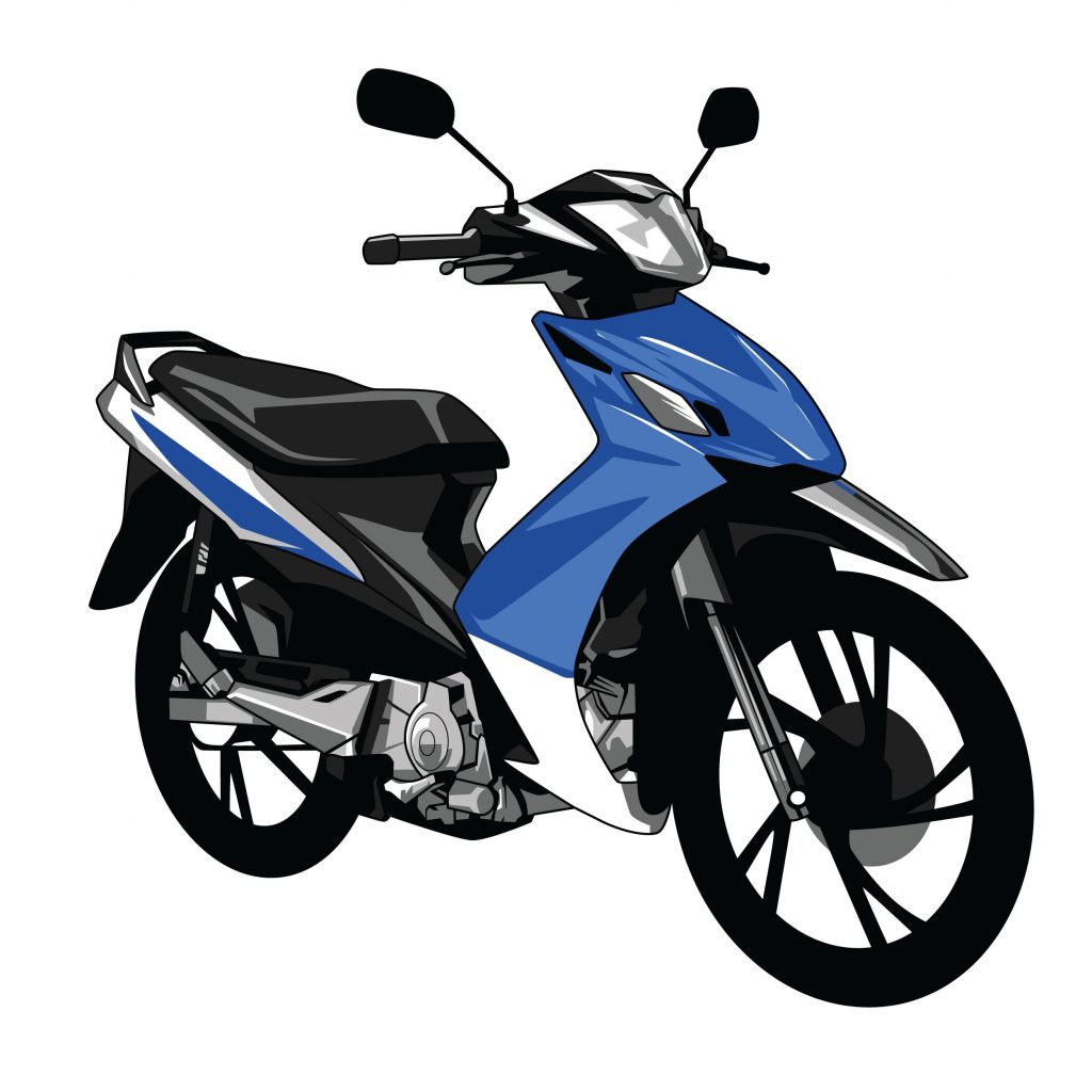 Detail Gambar Sepeda Motor Suzuki 125 2008 Hitam Nomer 57