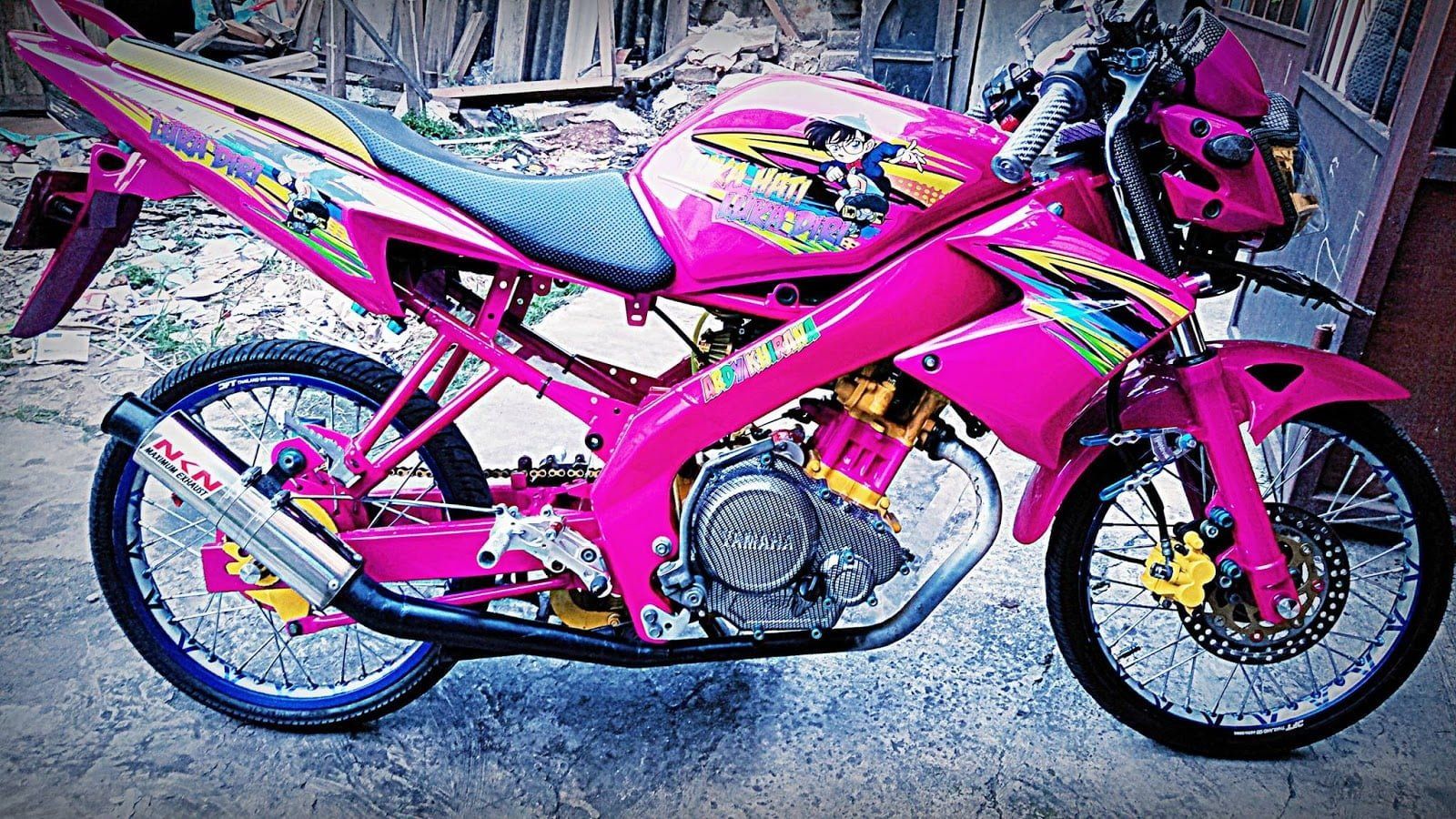 Detail Gambar Sepeda Motor Warna Pink Nomer 49