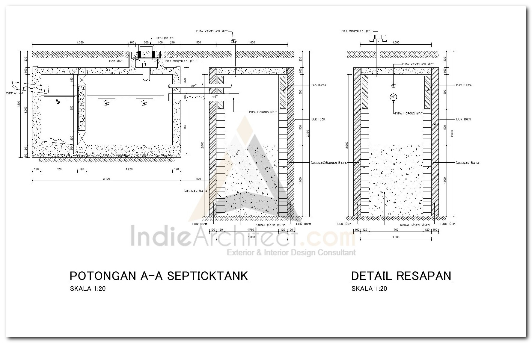 Detail Gambar Septic Tank Dan Detailnya Nomer 45