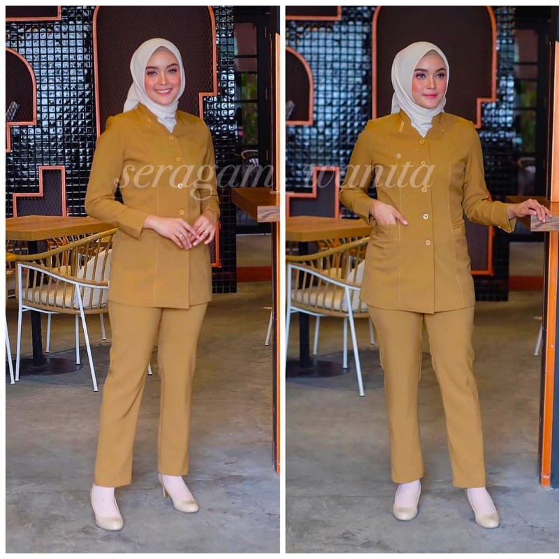 Detail Gambar Seragam Keki Wanita Nomer 32