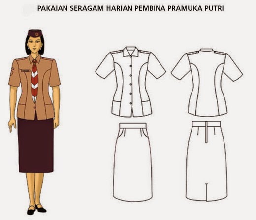 Detail Gambar Seragam Pembina Pramuka Putri Nomer 7