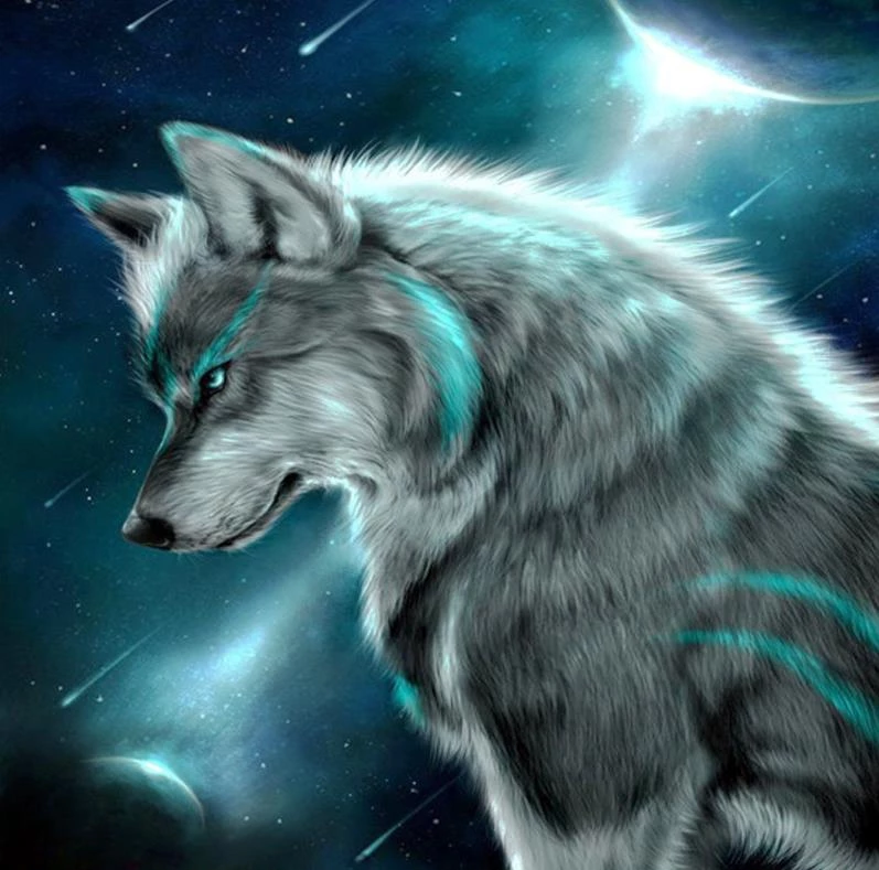 Gambar Serigala Lukisan - KibrisPDR