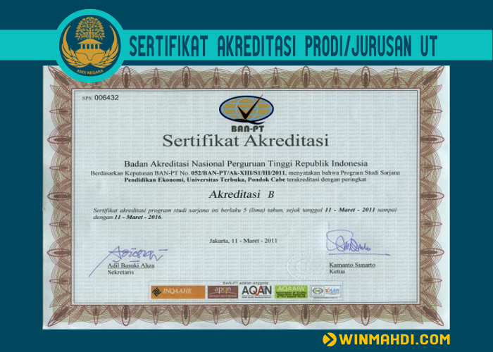 Detail Gambar Sertifikat Akreditasi Prodi Manajemen Pendidikan Universitas Negeri Semarang Nomer 16