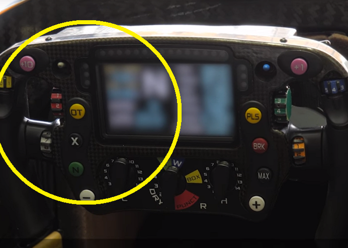 Detail Gambar Setir Mobil F1 Nomer 16
