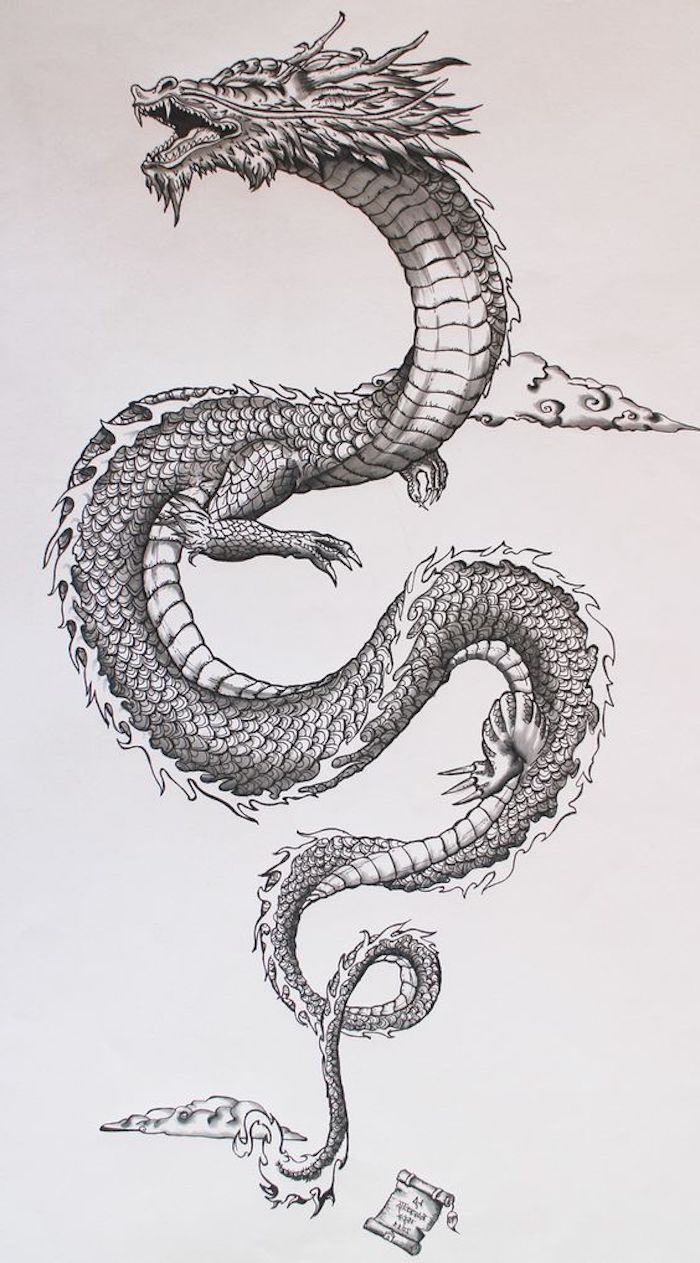 Detail Gambar Shapes Para Tatuajes De Dragones Nomer 26