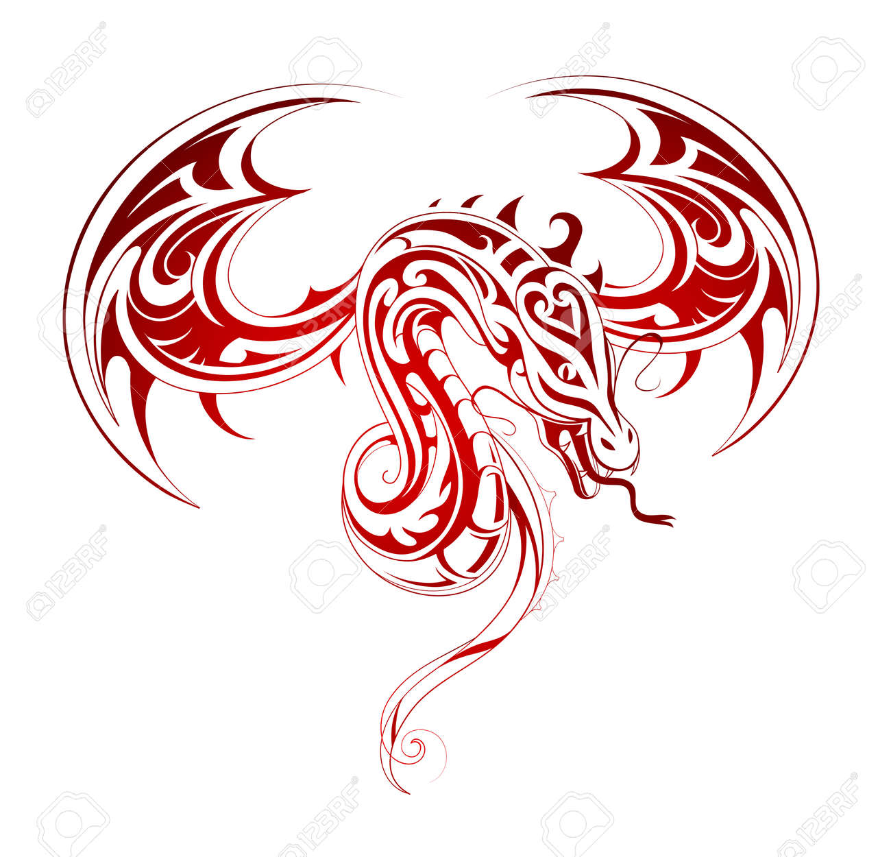 Detail Gambar Shapes Para Tatuajes De Dragones Nomer 6