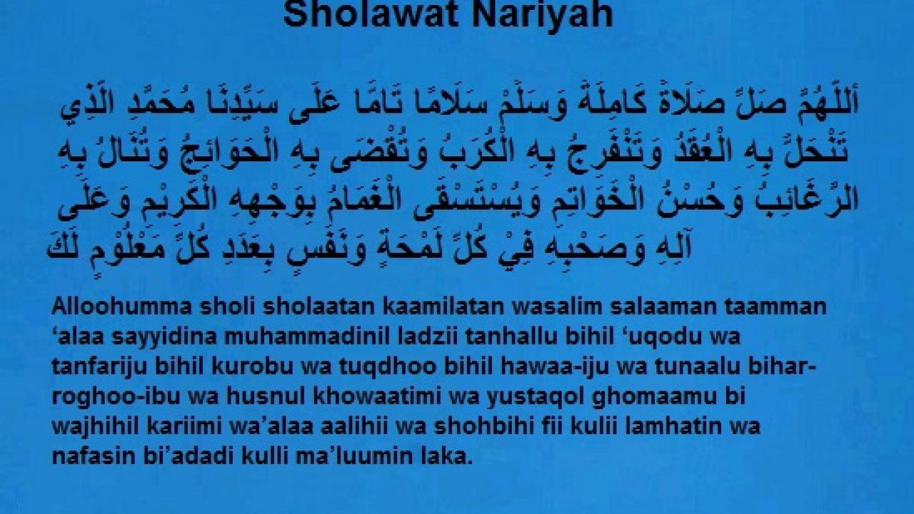 Detail Gambar Sholawat Nariyah Nomer 45