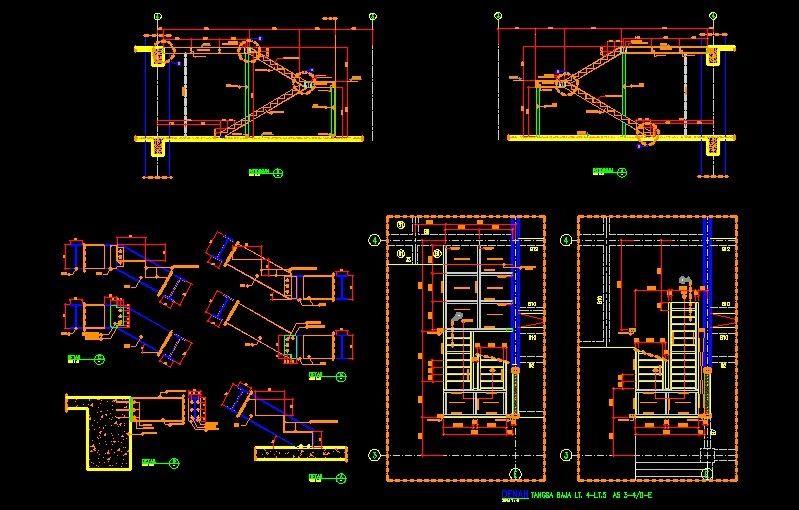 Detail Gambar Shop Drawing Sokbreker Dwg Nomer 6