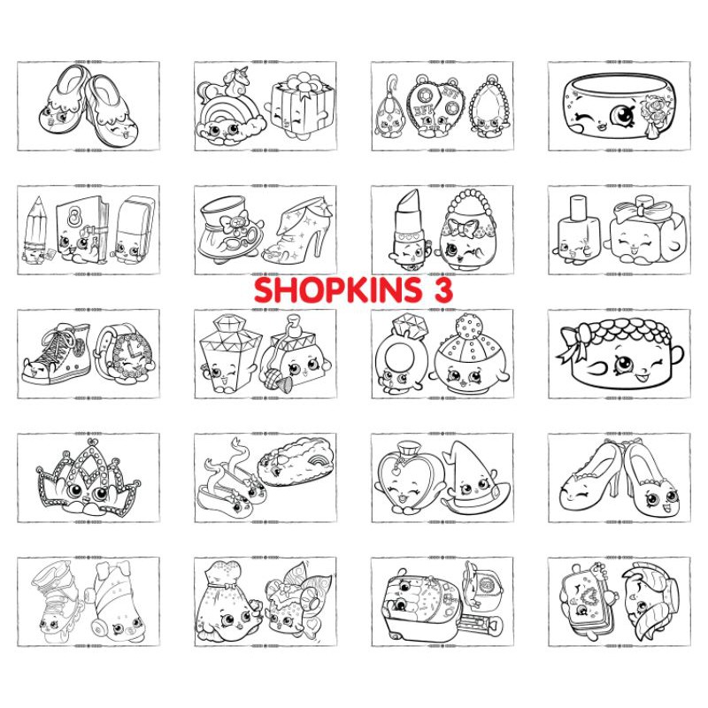 Detail Gambar Shopkins Untuk Mewarnai Nomer 37