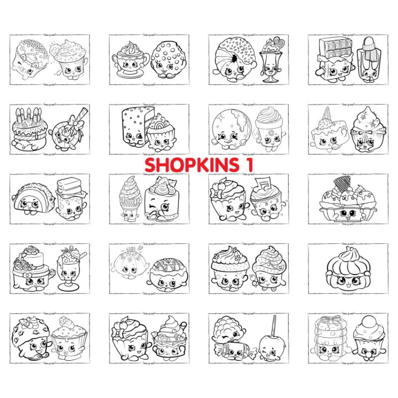 Detail Gambar Shopkins Untuk Mewarnai Nomer 43
