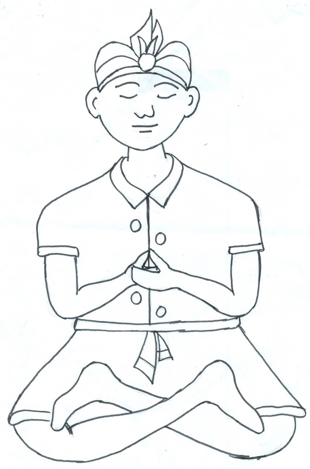 Detail Gambar Sikap Bajrasana Nomer 6