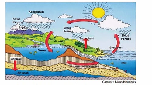 Detail Gambar Siklus Air Pendek Nomer 22