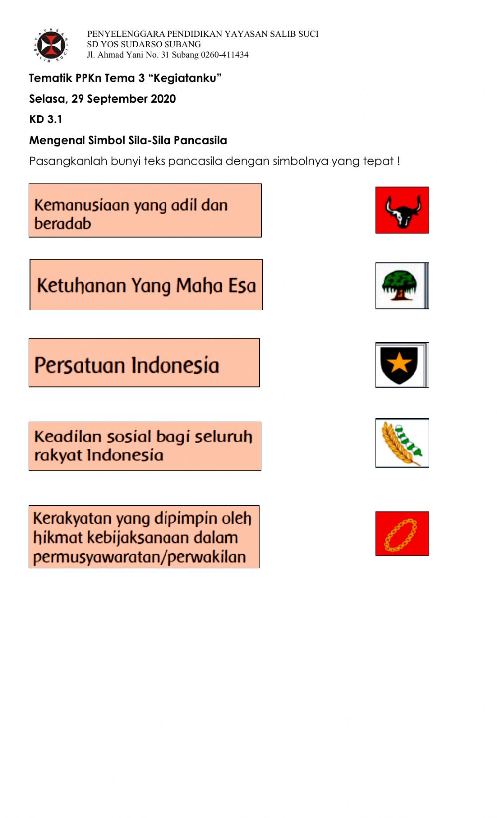 Detail Gambar Sila Sila Nomer 15