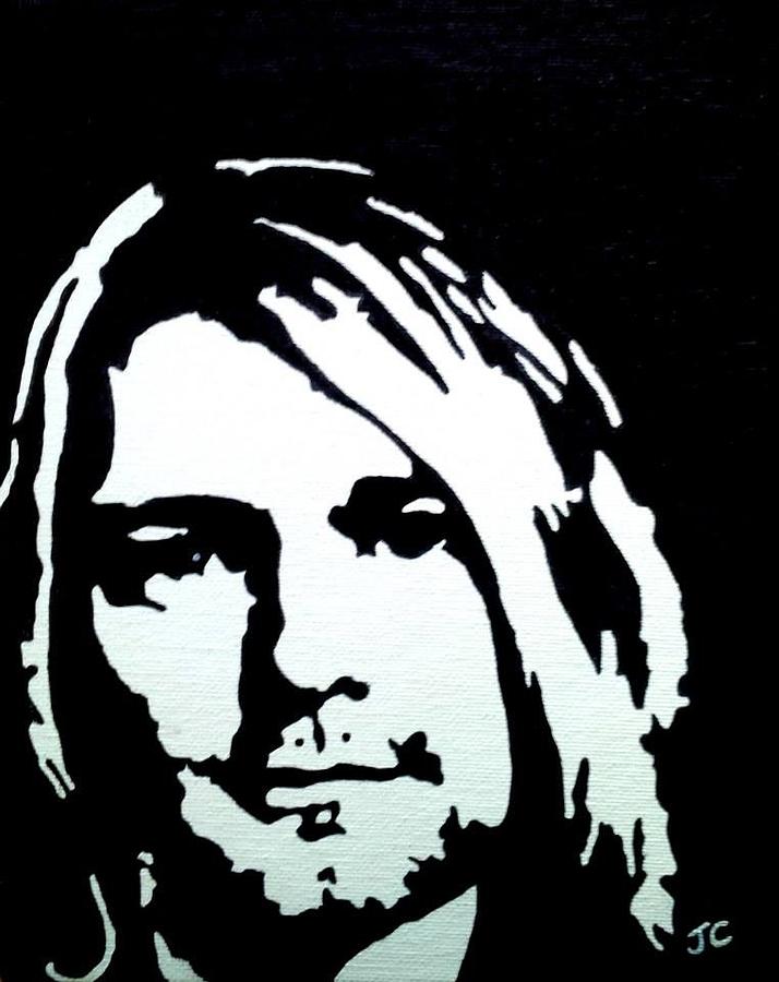 Detail Gambar Siluet Kurt Cobain Nomer 23