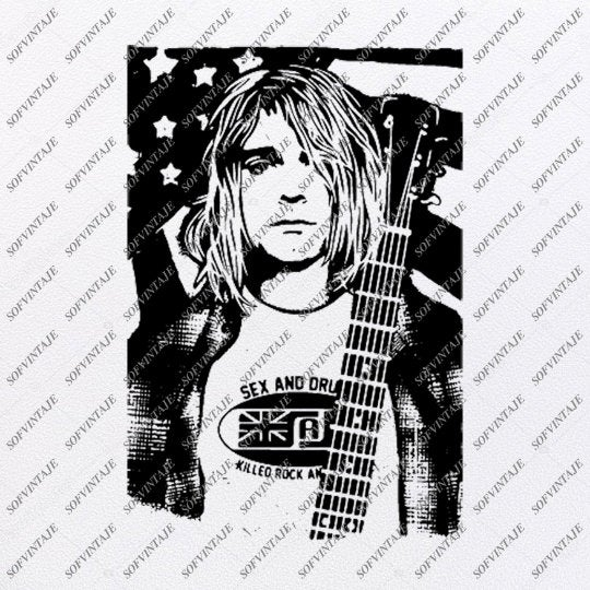 Detail Gambar Siluet Kurt Cobain Nomer 40