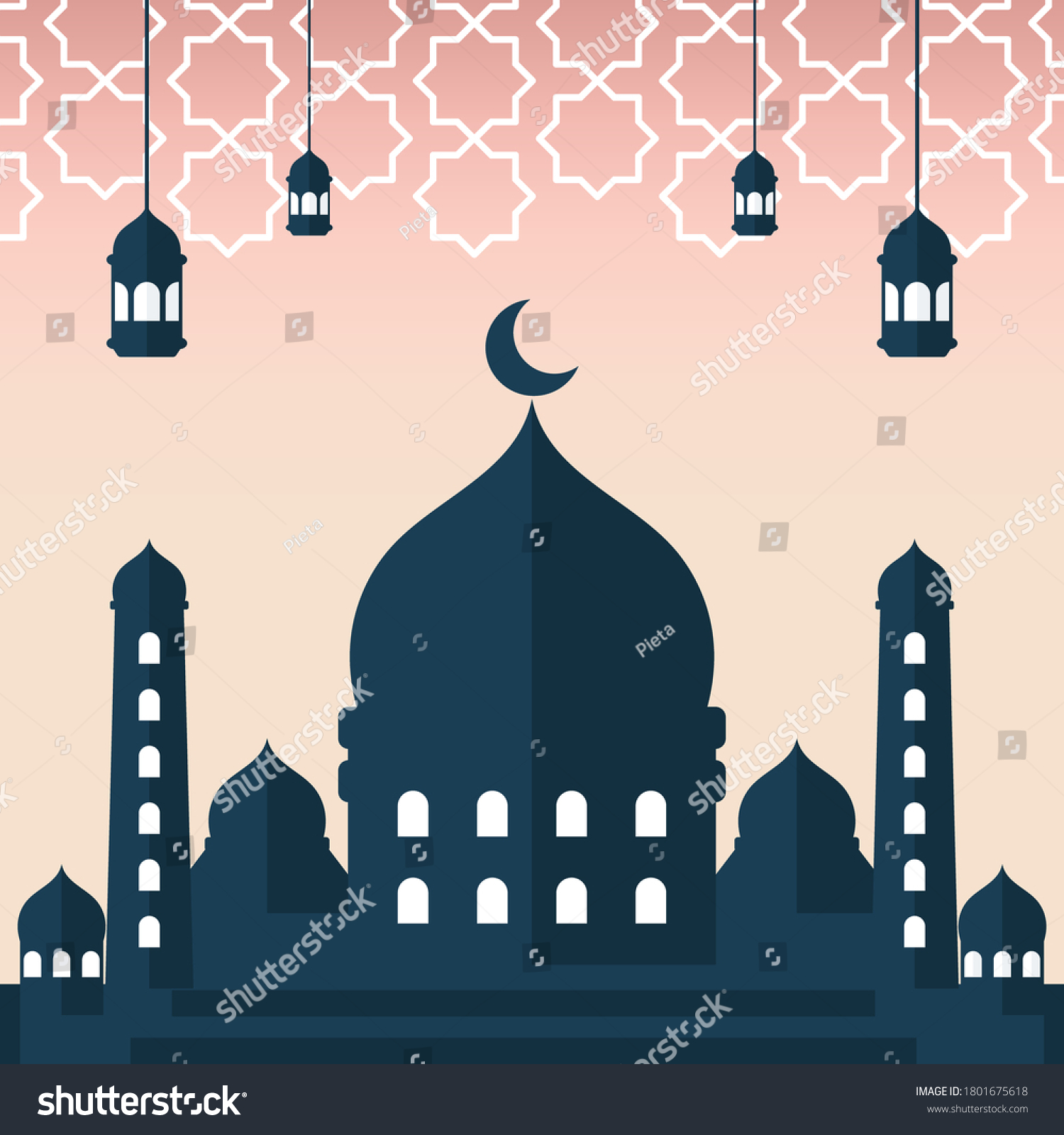 Detail Gambar Siluet Masjid Nomer 46